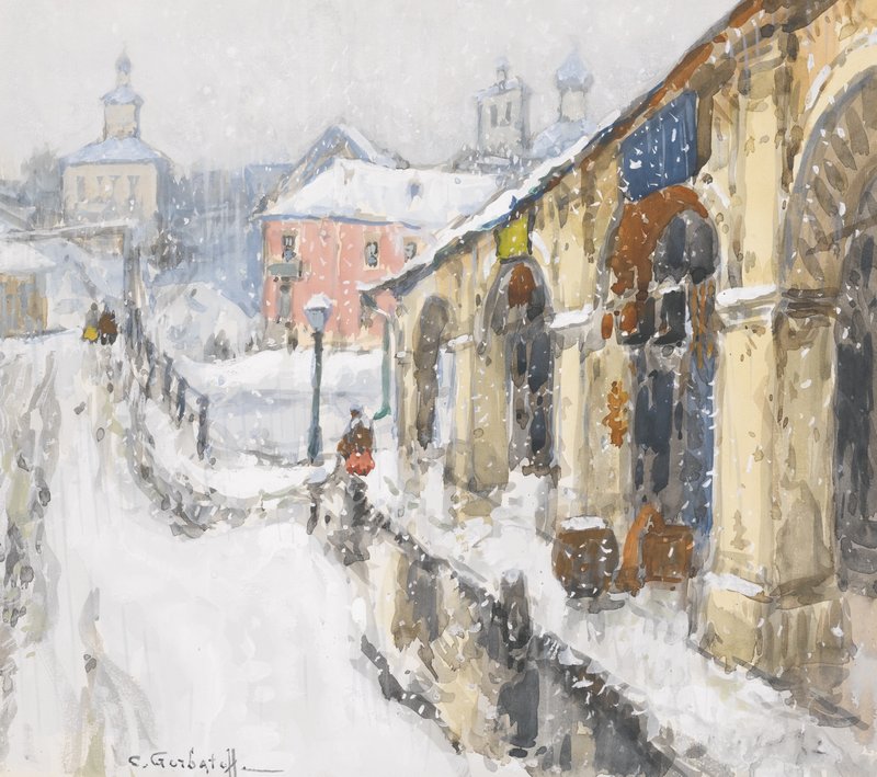 City Under the Snow – Konstantin Gorbatov Tablo