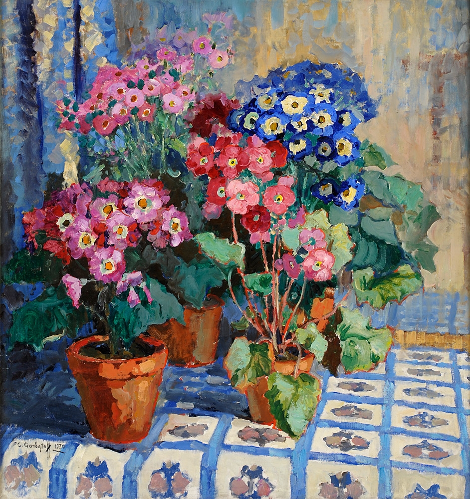 Flowers (1930) Konstantin Gorbatov tablo - Dekolata