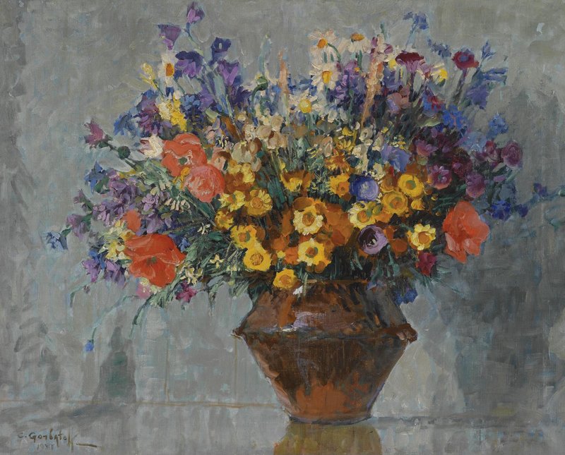 Flowers (1931) Konstantin Gorbatov tablo - Dekolata