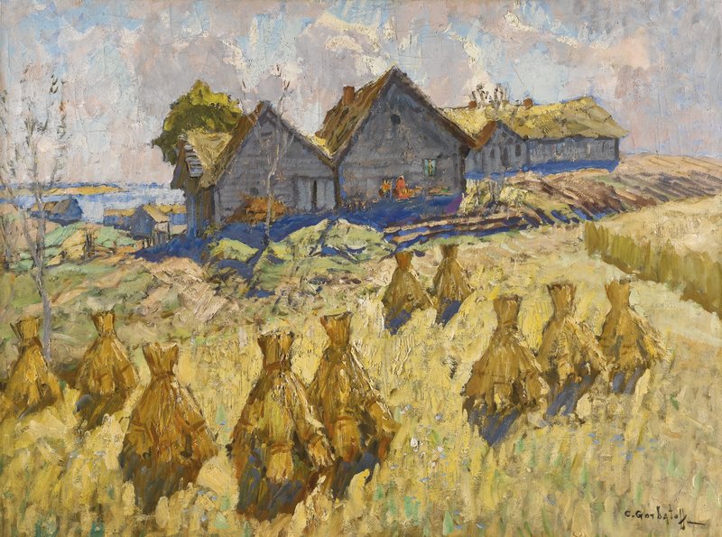Harvest (1931) Konstantin Gorbatov tablo - Dekolata