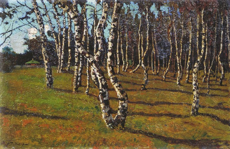 In the Country (1910) Konstantin Gorbatov tablo - Dekolata
