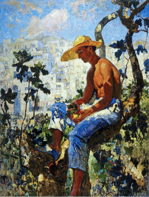 Italian Gardener (1926) Konstantin Gorbatov tablo - Dekolata