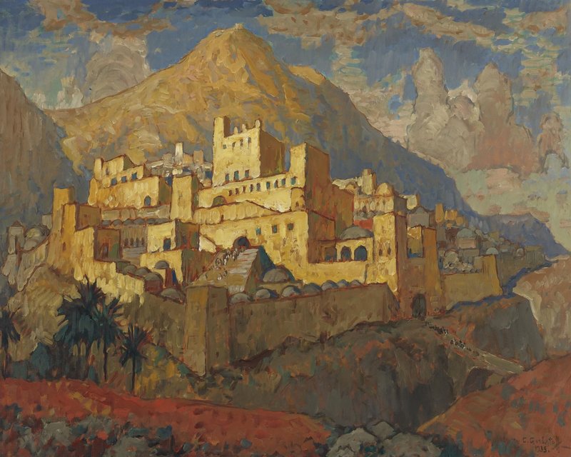 Jericho (1935) Konstantin Gorbatov tablo - Dekolata