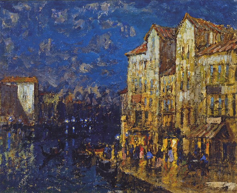 Night in Venice Konstantin Gorbatov tablo - Dekolata