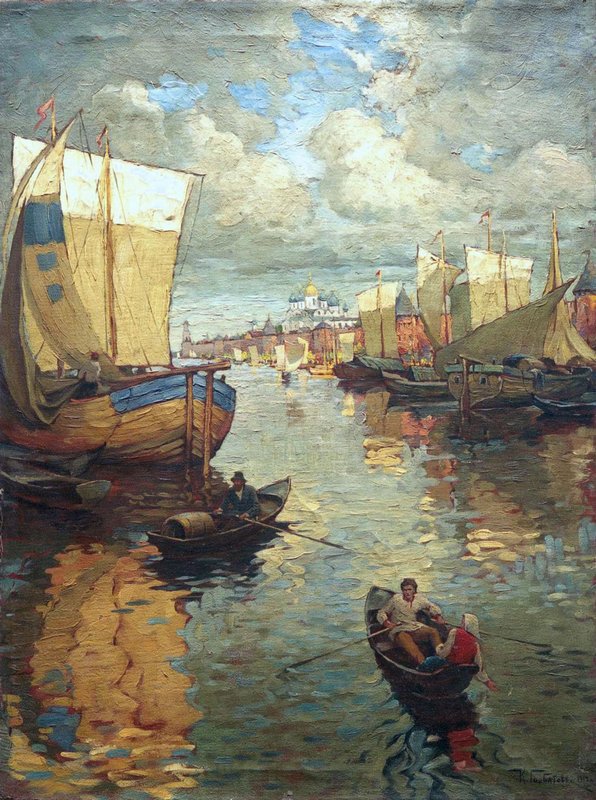 Nizhny Novgorod (1919) Konstantin Gorbatov tablo - Dekolata