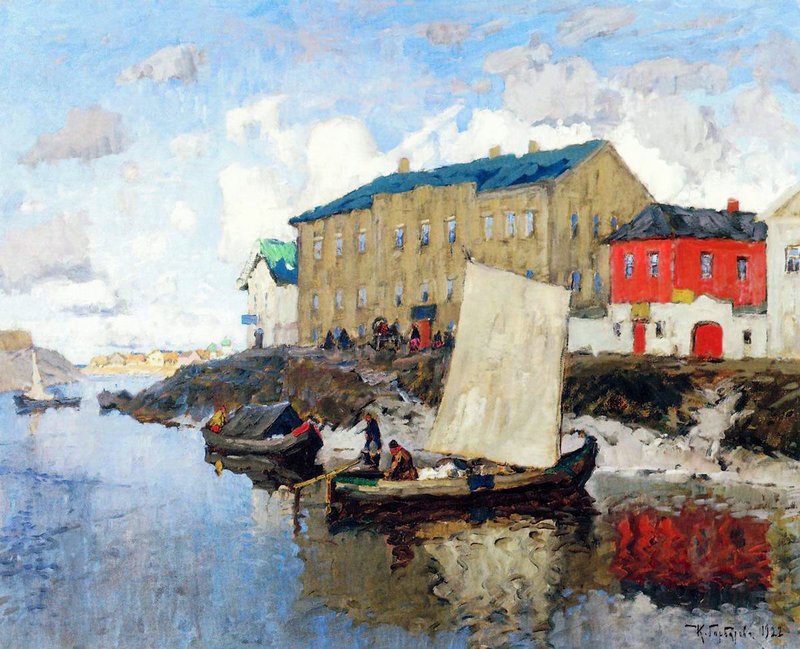 Novgorod (1922) Konstantin Gorbatov tablo - Dekolata