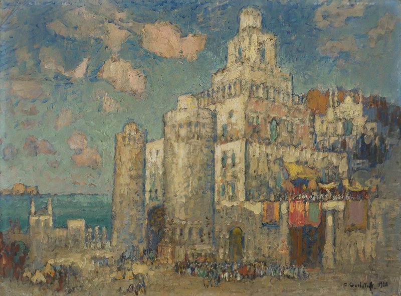 Oriental Town (1928) – Konstantin Gorbatov Tablo