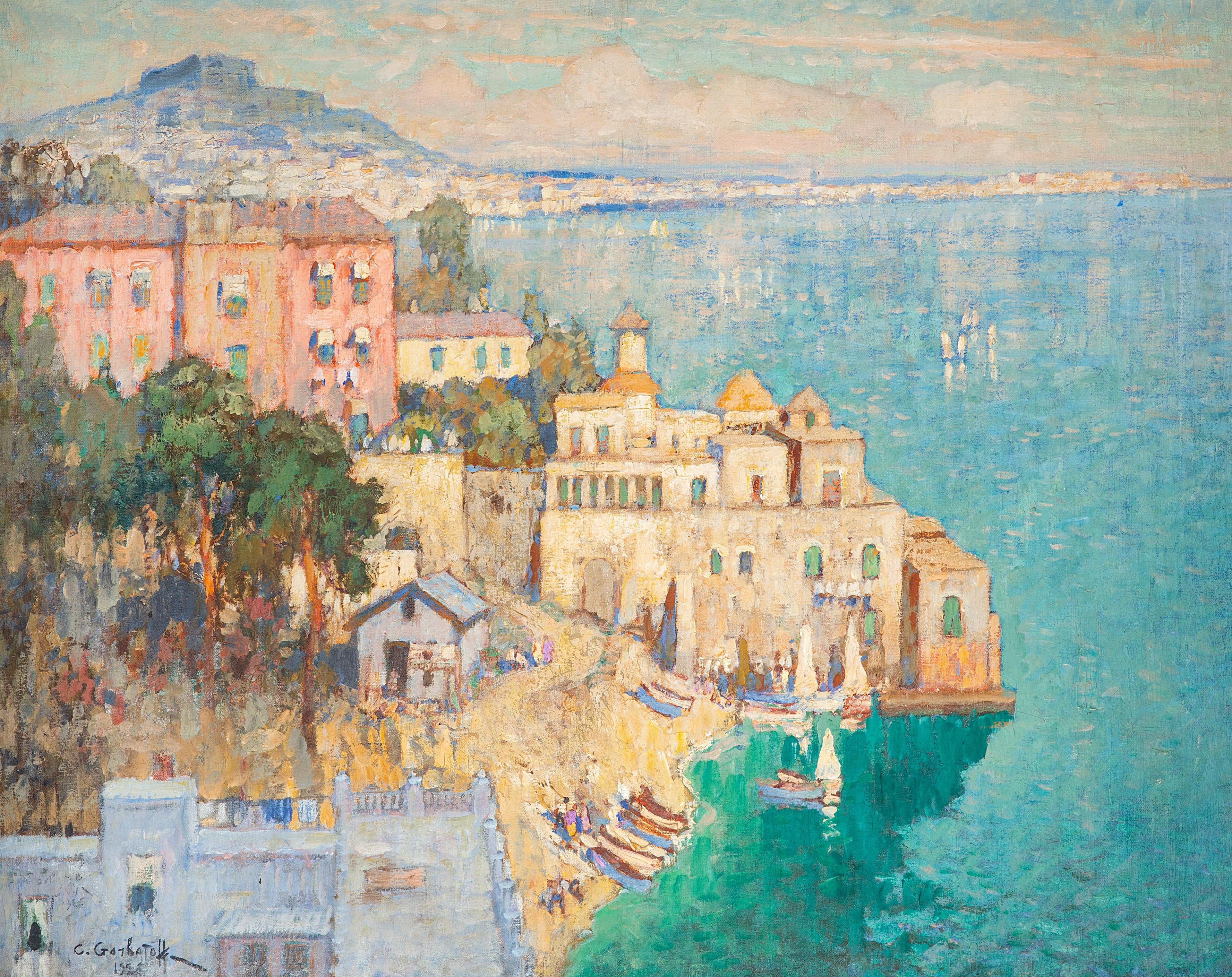 Posillipo, Naples (1926) – Konstantin Gorbatov Tablo