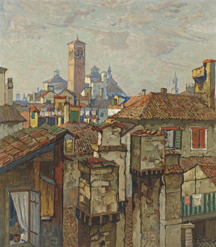 Roofs. Venice – Konstantin Gorbatov Tablo