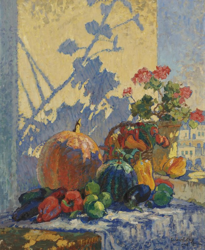 Still Life. Capri (1938) – Konstantin Gorbatov Tablo