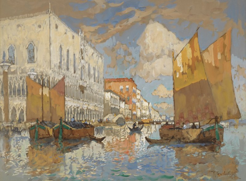 The Doge's Palace, Venice Konstantin Gorbatov tablo - Dekolata