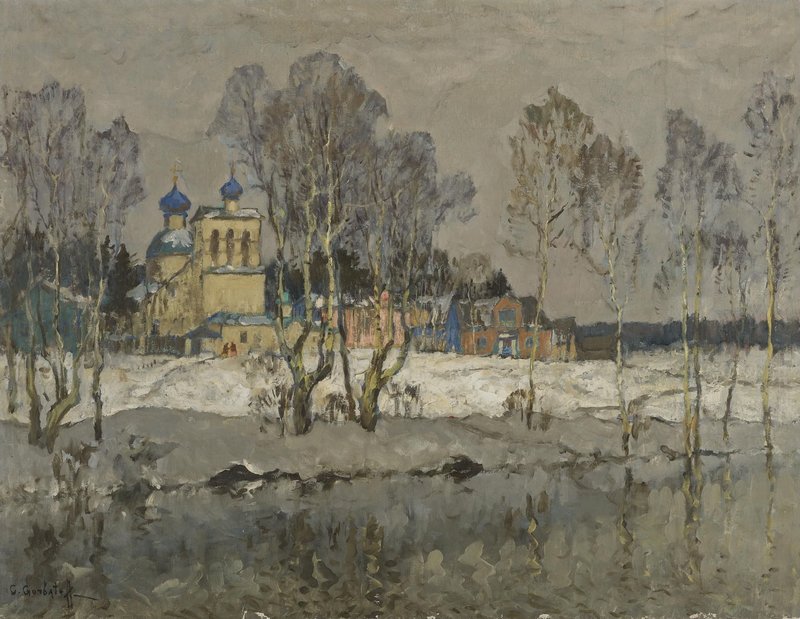 The First Day of the Year Konstantin Gorbatov tablo - Dekolata