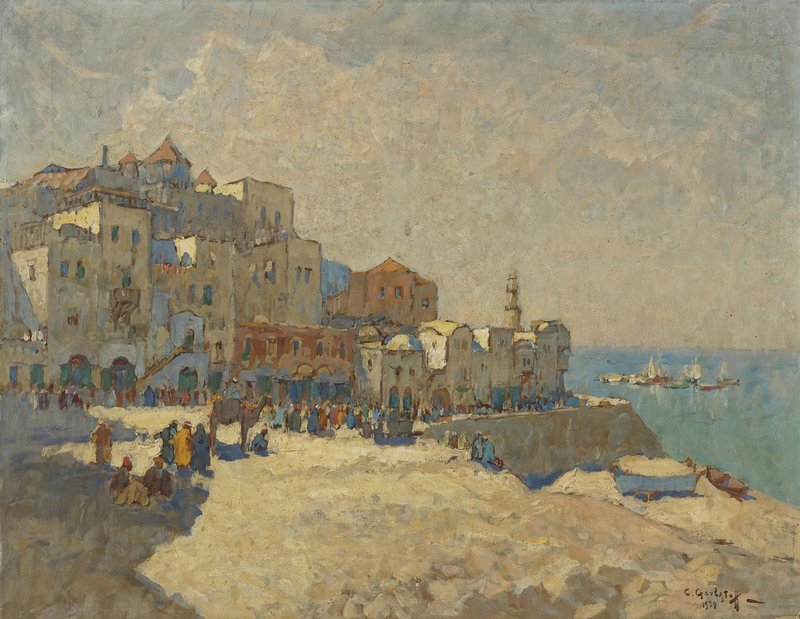 The Holy Land (1934) Konstantin Gorbatov tablo - Dekolata