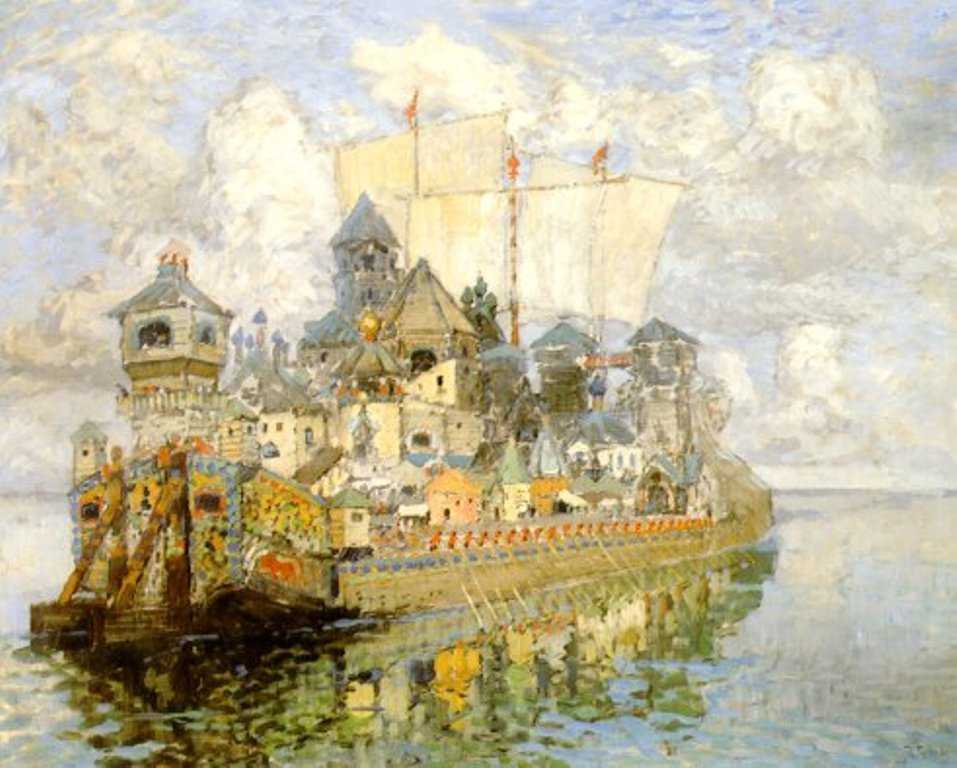The Invisible Town of Kitezh Konstantin Gorbatov tablo - Dekolata