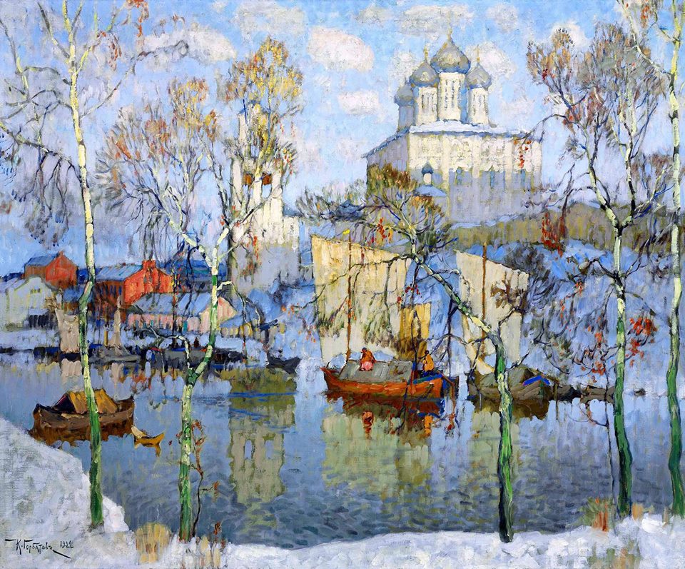 The Russian Province in Spring (1922) – Konstantin Gorbatov Tablo