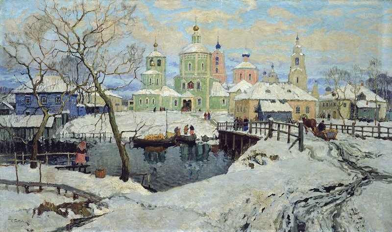 Torzhok (1917) Konstantin Gorbatov tablo - Dekolata
