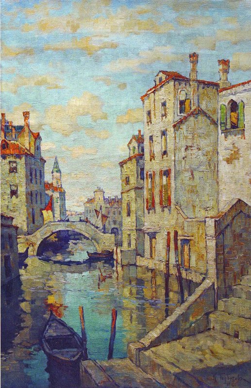 Venice (1916) Konstantin Gorbatov tablo - Dekolata