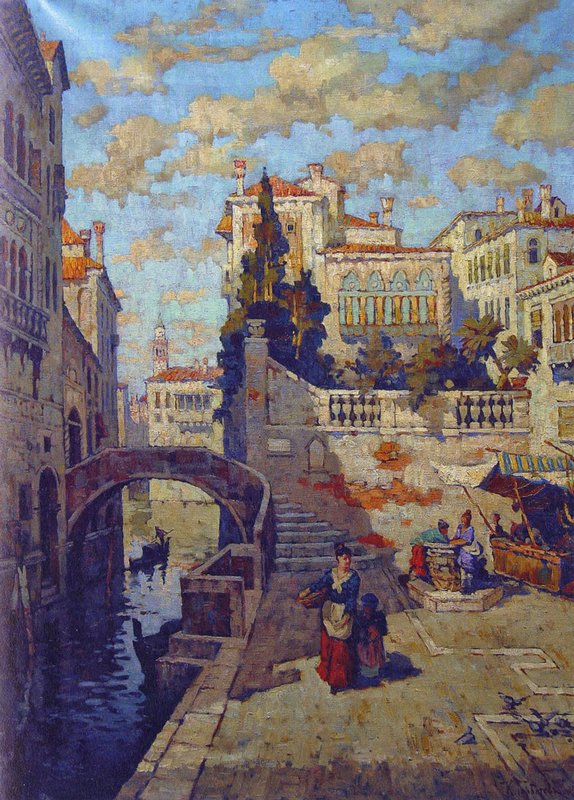 Venice (1919) Konstantin Gorbatov tablo - Dekolata