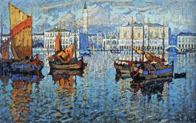 Venice (1931) Konstantin Gorbatov tablo - Dekolata