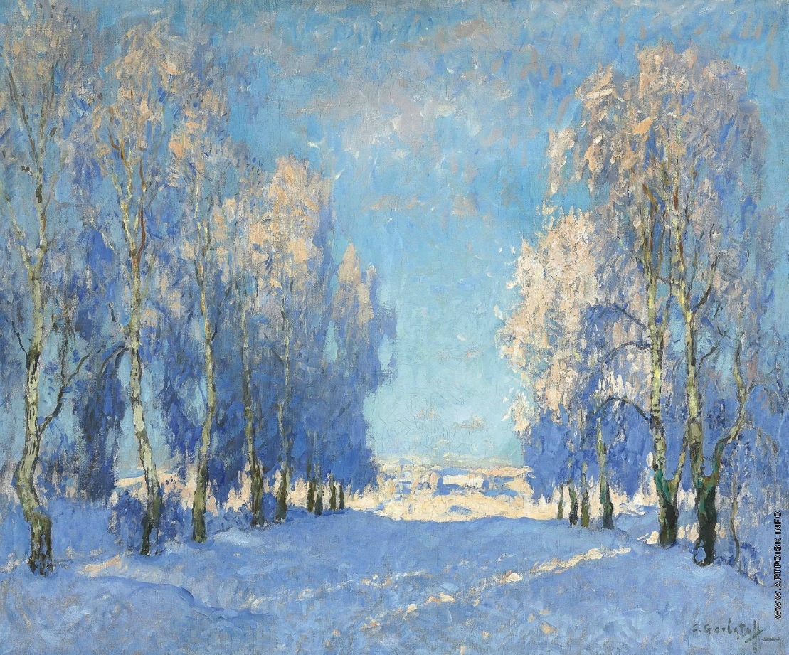Winter Day (1934) – Konstantin Gorbatov Tablo