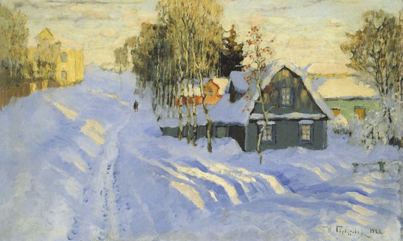 Winter Landscape (1922) – Konstantin Gorbatov Tablo