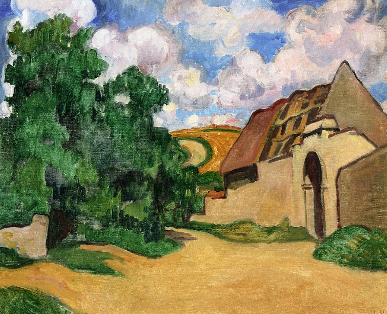 An Abandoned Farm (1912) – Louis Valtat Tablo