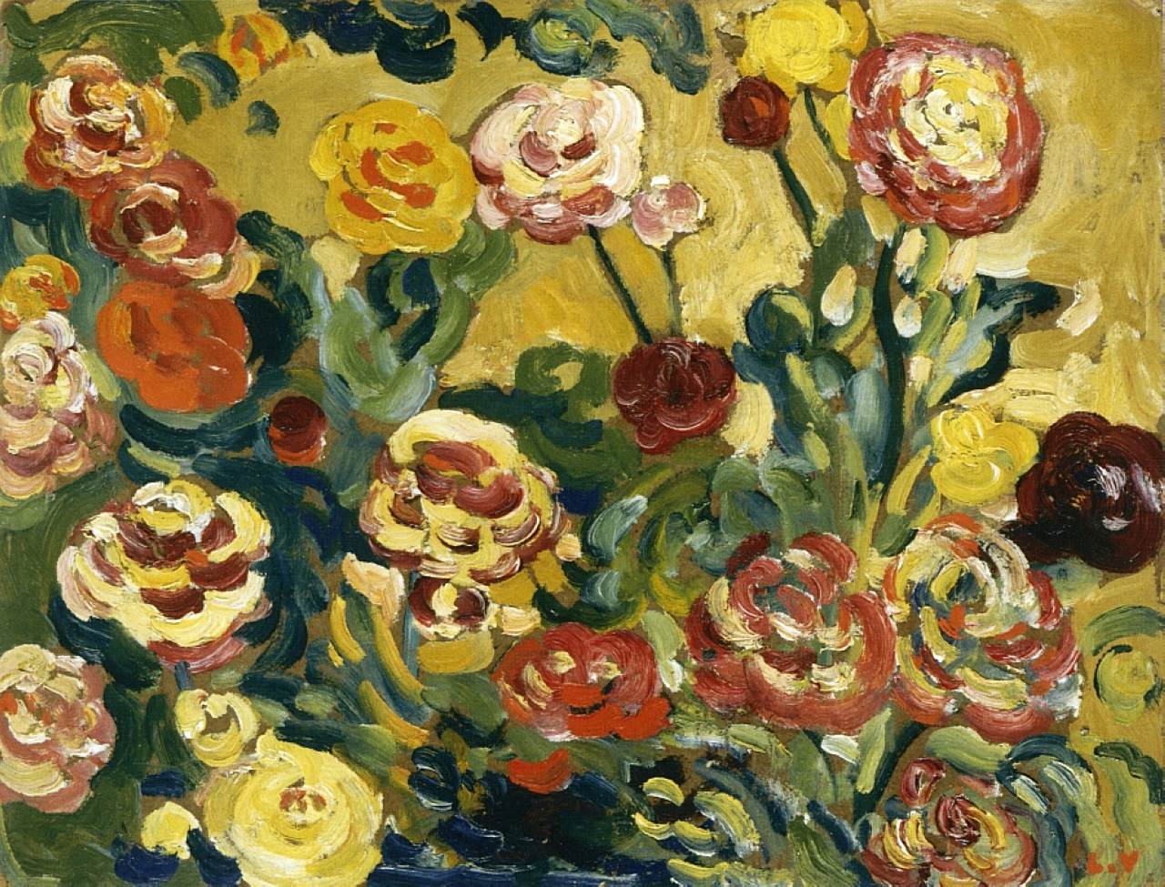 Flowers (1913) Louis Valtat tablo - Dekolata