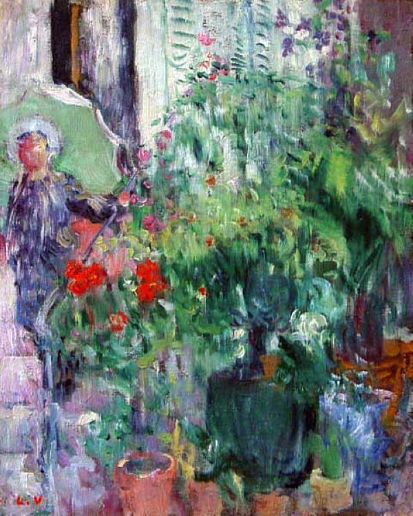 In the Garden, Versailles Louis Valtat tablo - Dekolata