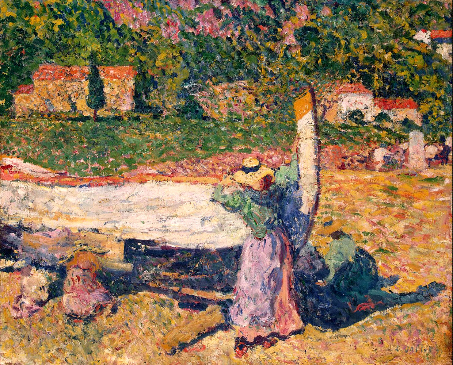 The Boat (1899) Louis Valtat tablo - Dekolata