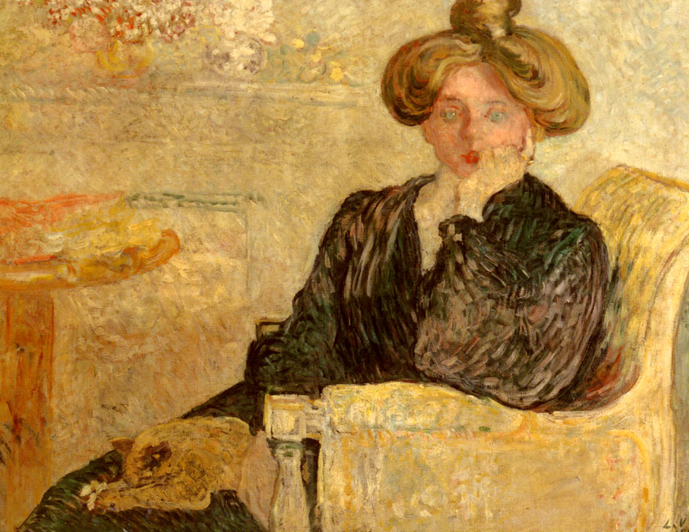 Woman in a wheelchair (1903) Louis Valtat tablo - Dekolata