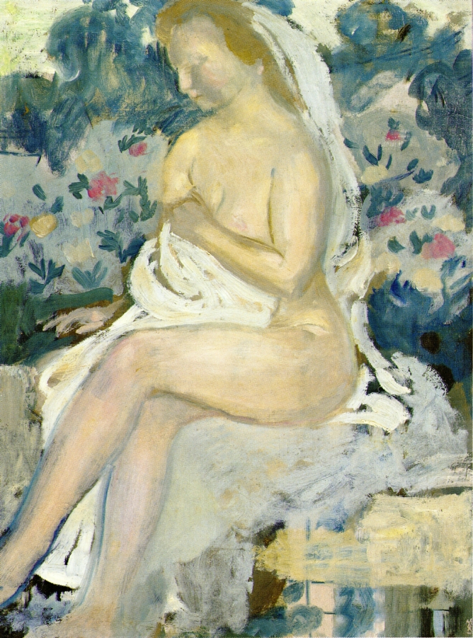 Bathsheeba, Blue Background (1899) Maurice Denis tablo - Dekolata