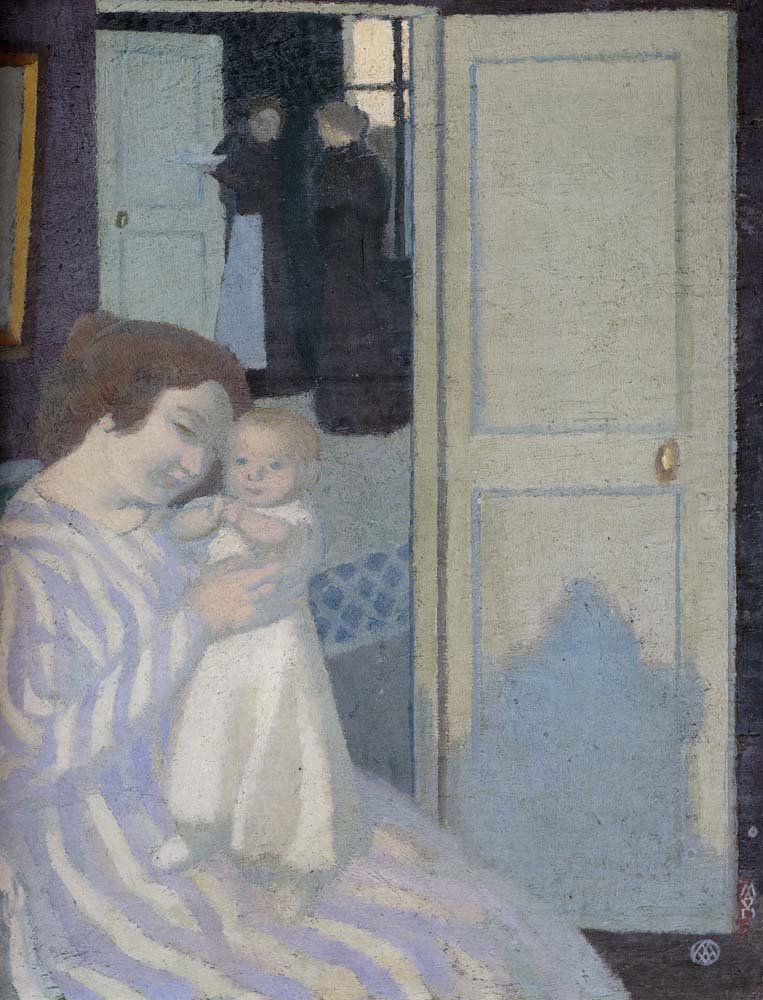 Mother And Child (1890) Maurice Denis tablo - Dekolata