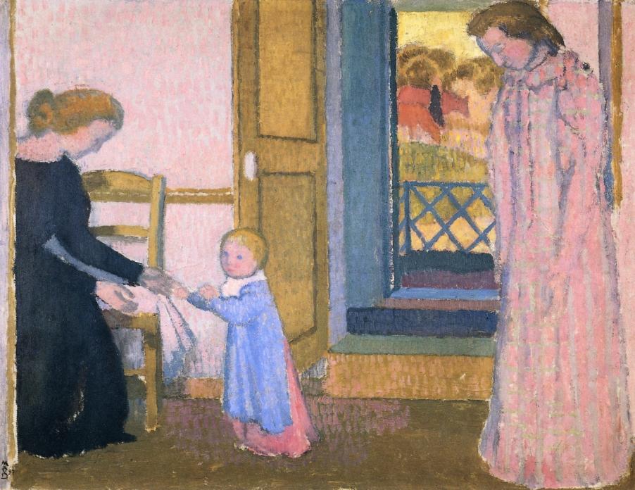 Noele's First Steps (1897) Maurice Denis tablo - Dekolata