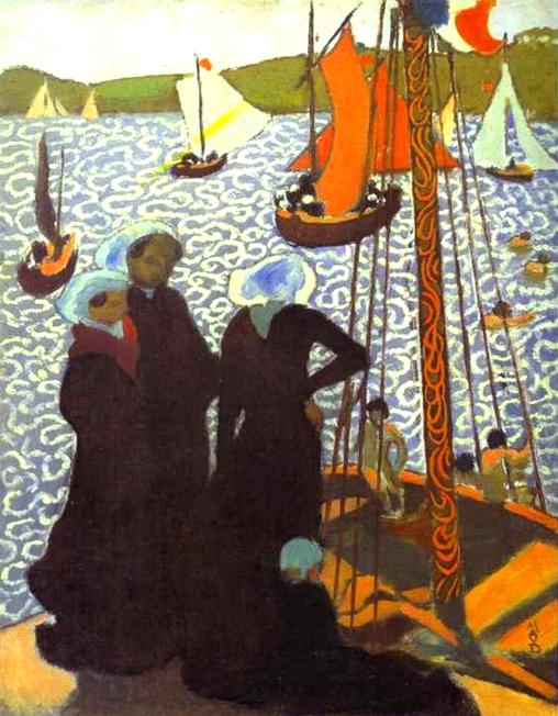 Regata at Perros (1892) Maurice Denis tablo - Dekolata