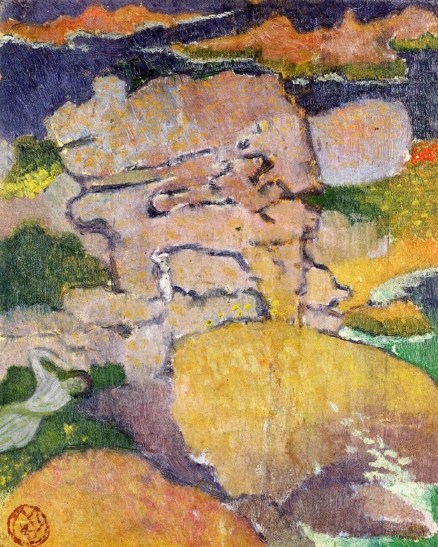 Rocks at Pouldu (1892) Maurice Denis tablo - Dekolata