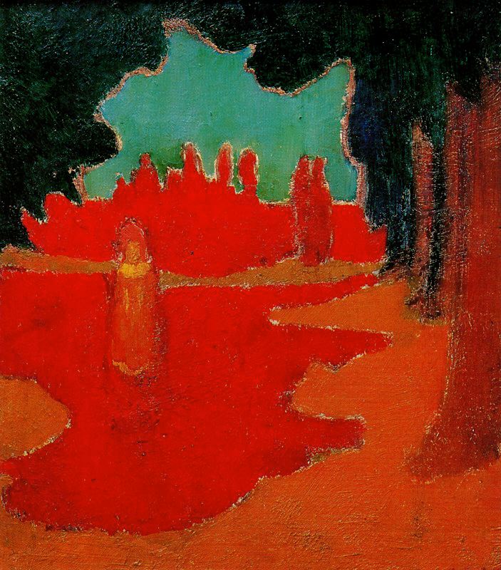 Spots of Sunlight on the Terrace (1890) Maurice Denis tablo - Dekolata