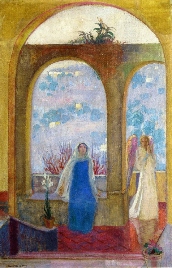 The Annunciation under the Arch with Lilies (1913) – Maurice Denis Tablo