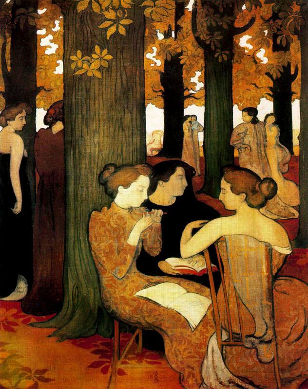 The Muses (1893) Maurice Denis tablo - Dekolata