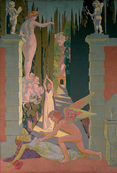 The Story of Psyche panel 4. The Vengeance of Venus (1908) Maurice Denis tablo - Dekolata