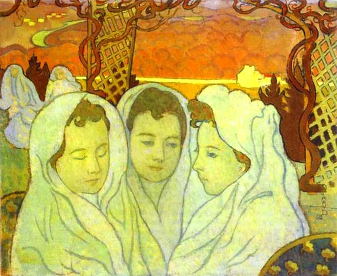 Triple Portrait of Marthe (1892) – Maurice Denis Tablo