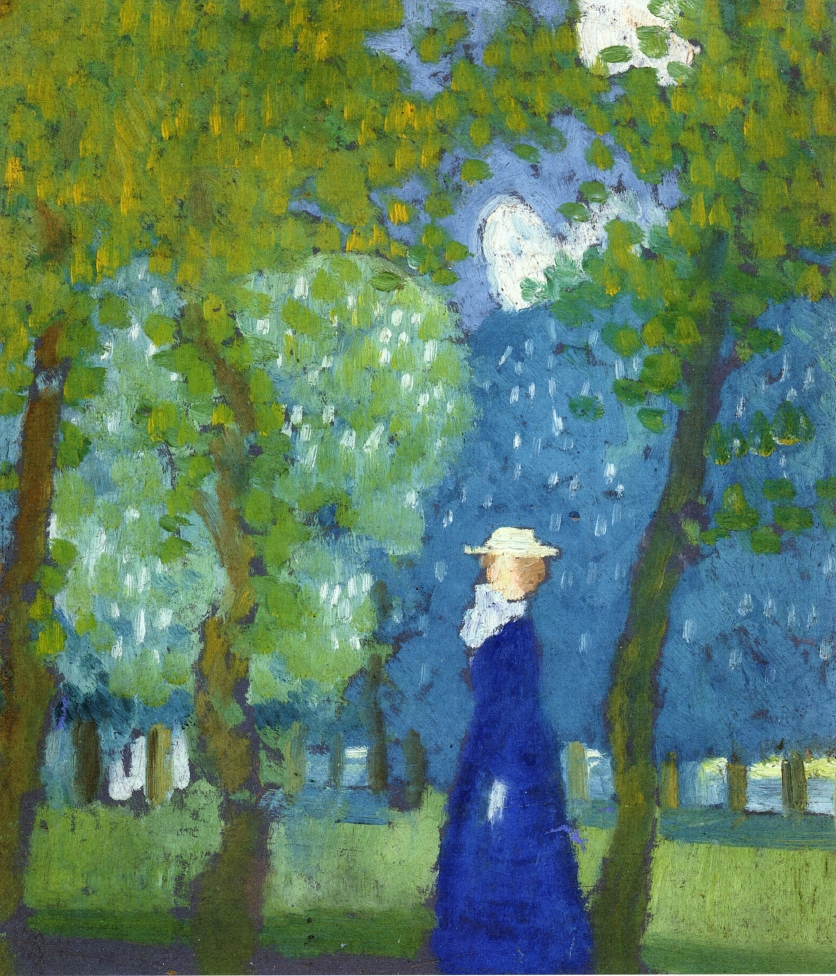 Woman in Blue (1899) Maurice Denis tablo - Dekolata