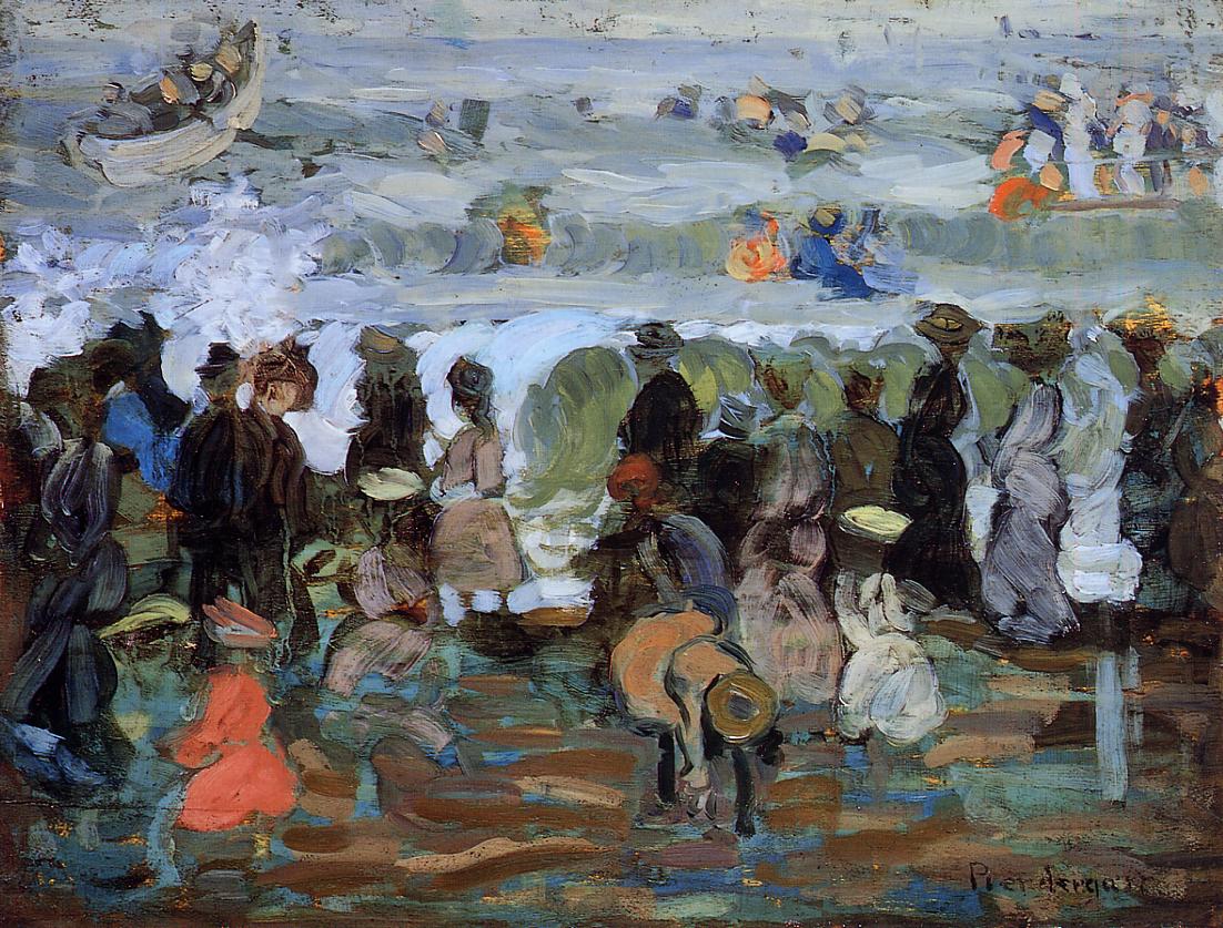After the Storm (1902) Maurice Prendergast tablo - Dekolata