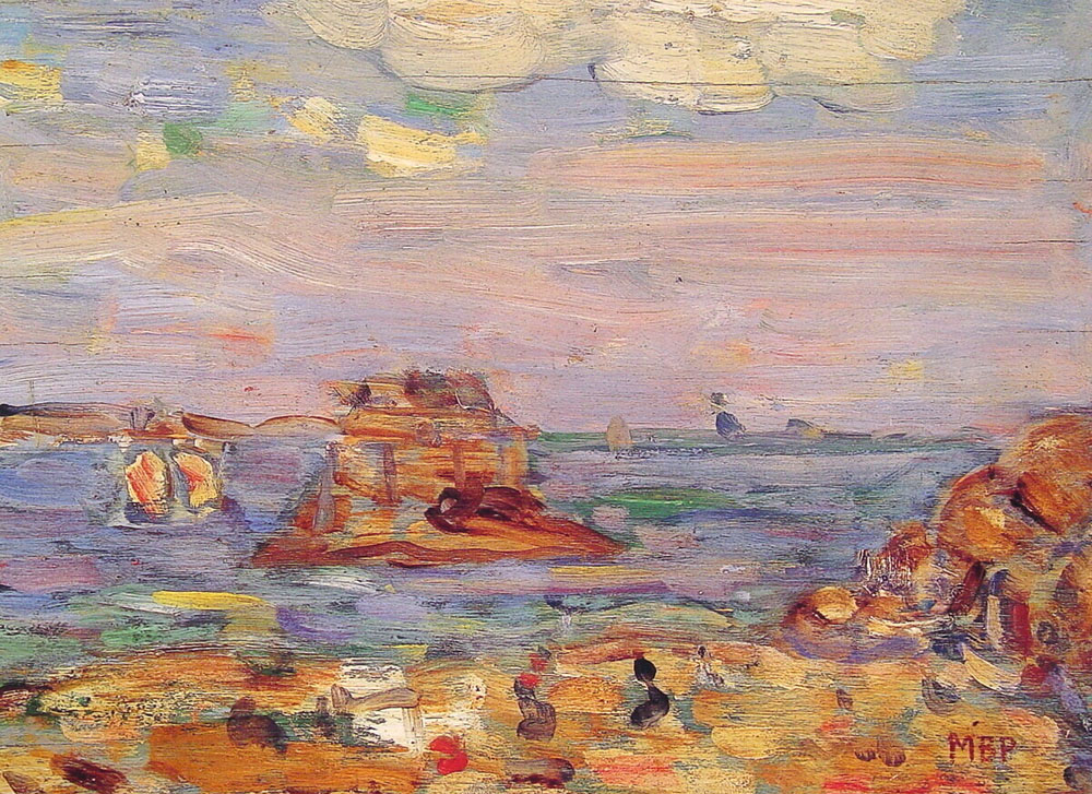 Brittany Coast Maurice Prendergast tablo - Dekolata