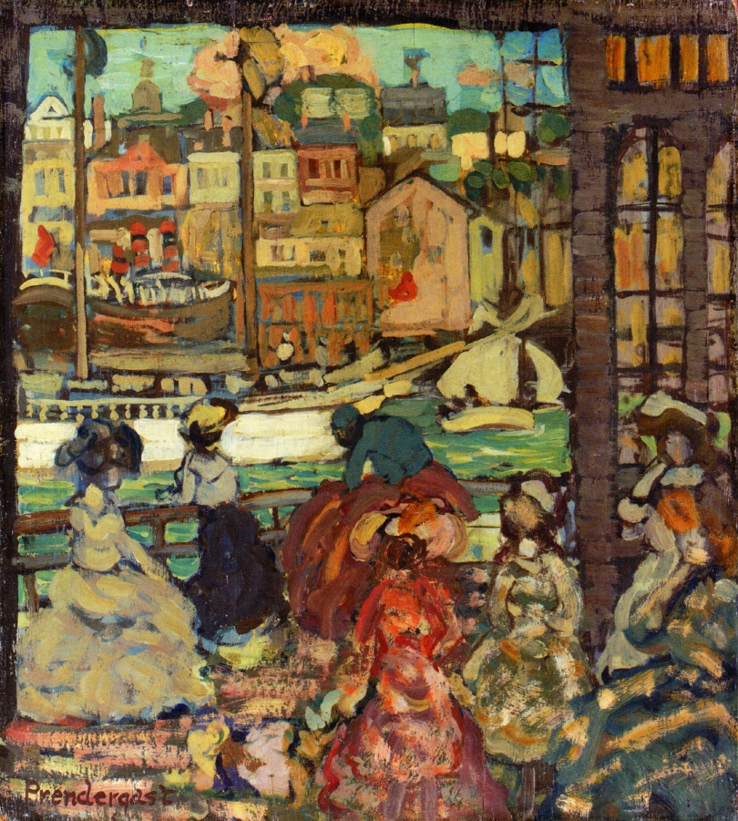 East Boston Ferry (1907) Maurice Prendergast tablo - Dekolata