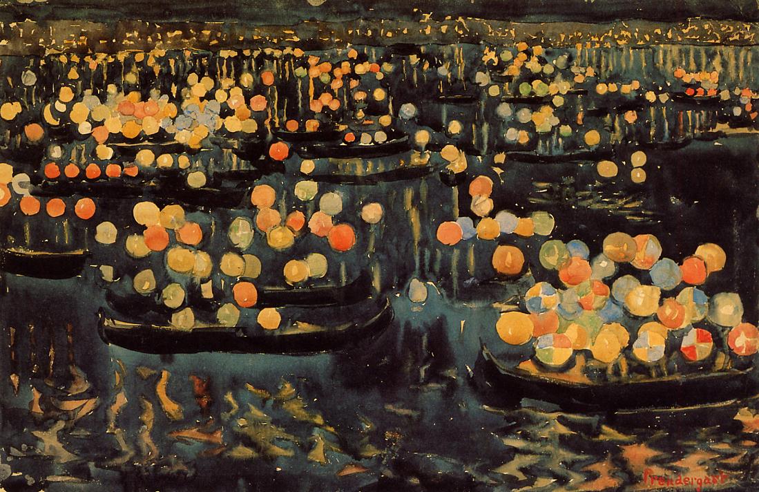 Feast of the Redeemer (1899) Maurice Prendergast tablo - Dekolata