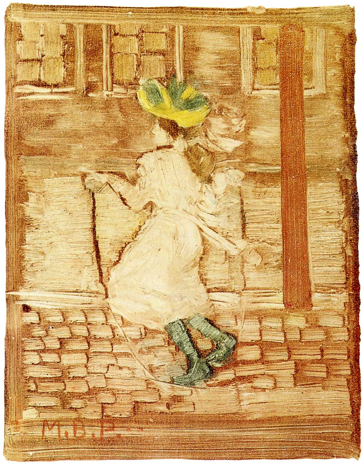 Jumping Rope (1895) Maurice Prendergast tablo - Dekolata