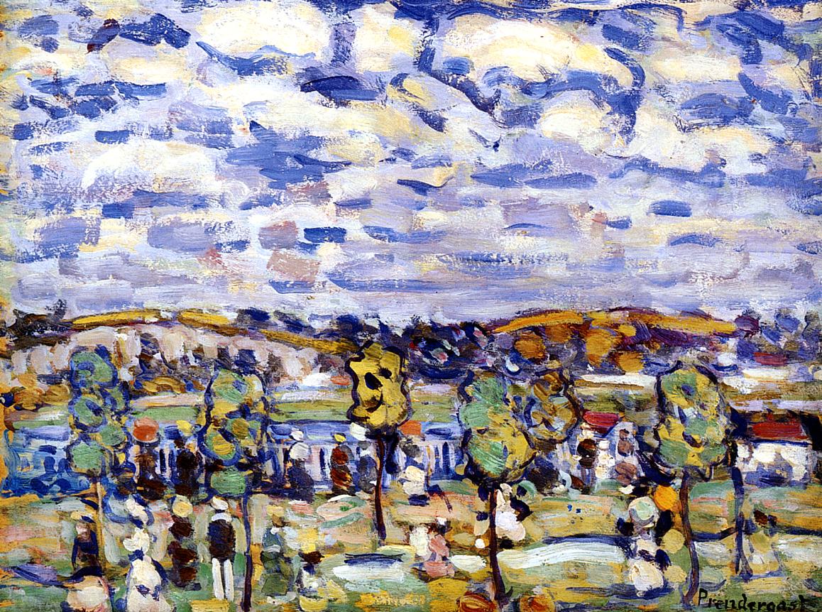 New England (1907) Maurice Prendergast tablo - Dekolata