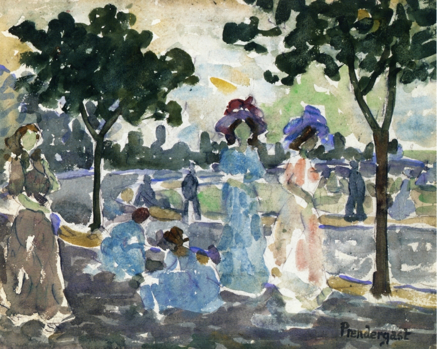 Road to the Shore (1915) Maurice Prendergast tablo - Dekolata