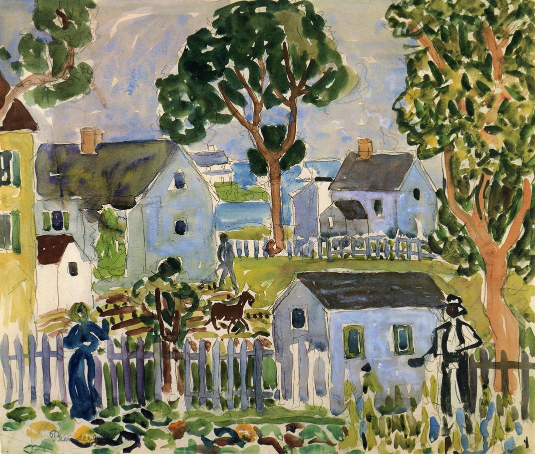 Rockport (1920) Maurice Prendergast tablo - Dekolata