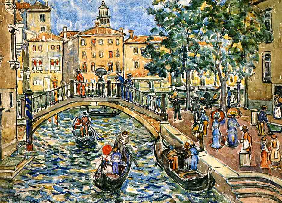 Scene of Venice (1911) – Maurice Prendergast Tablo
